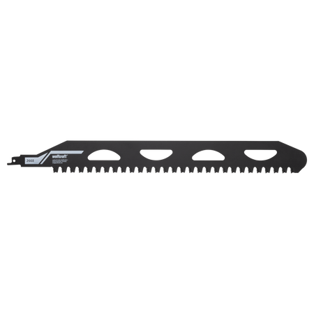 Sabre Saw Blade, TC Tipped, Aerated Concrete and Hollow Bricks, Straight Cut