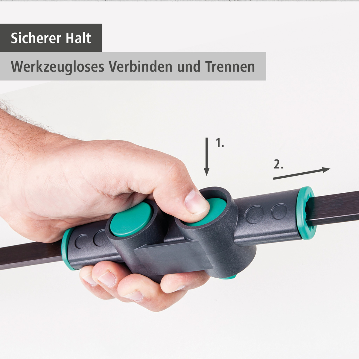 Connector PRO L/EASY One-Hand Clamp Adapter (de)