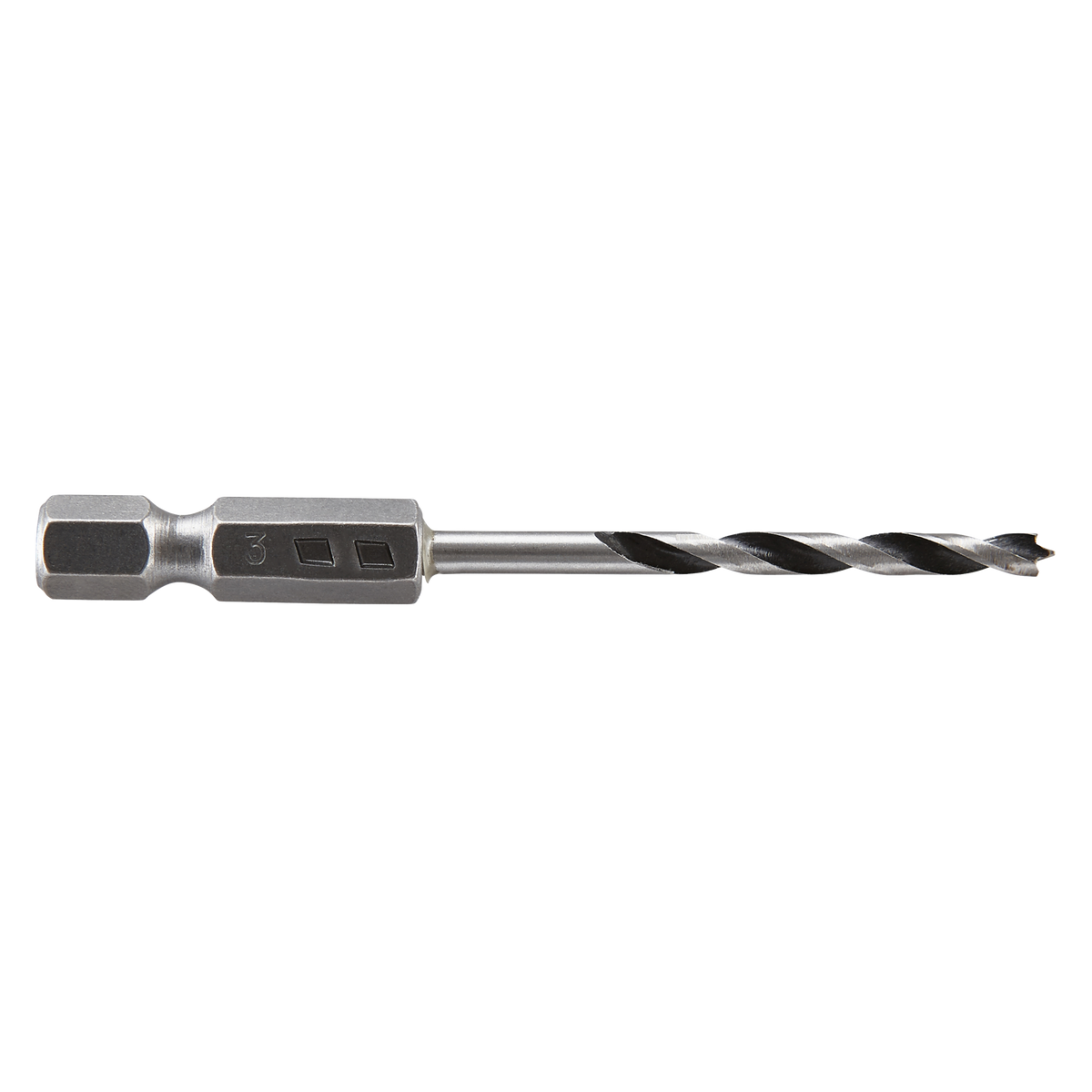 CV Wood Twist Drill Bit, Hexagon Shank
