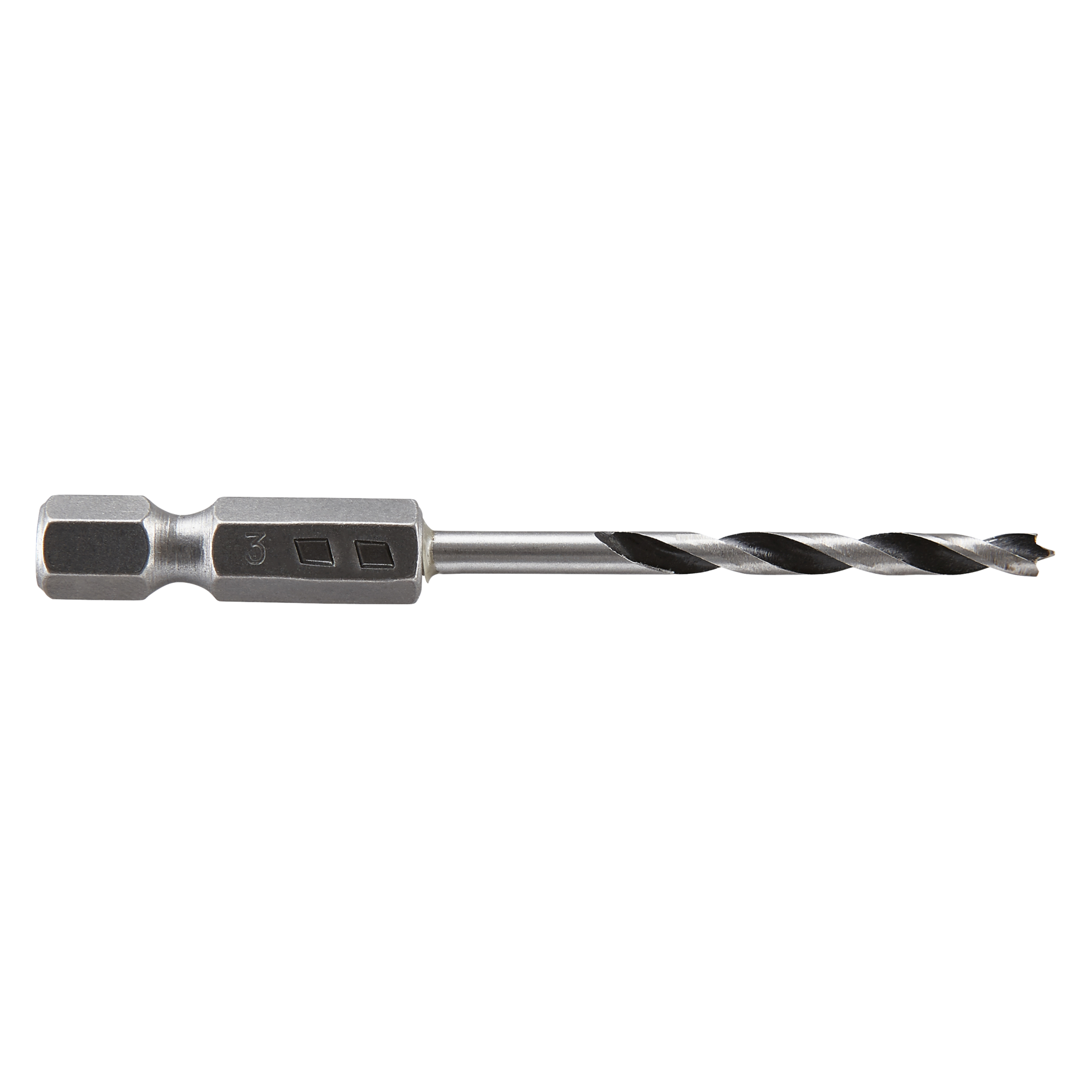 CV Wood Twist Drill Bit, Hexagon Shank