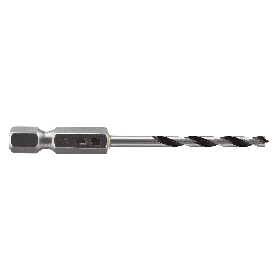 CV Wood Twist Drill Bit, Hexagon Shank