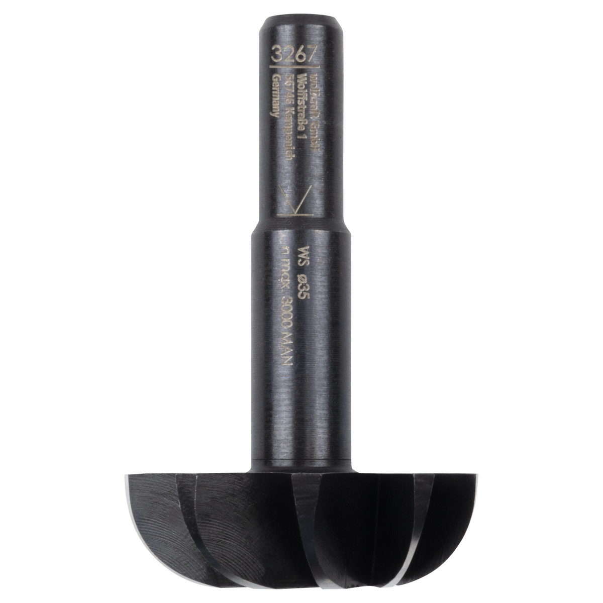 Semi Core Box Bit Made From Tool Steel, Ø 35 mm