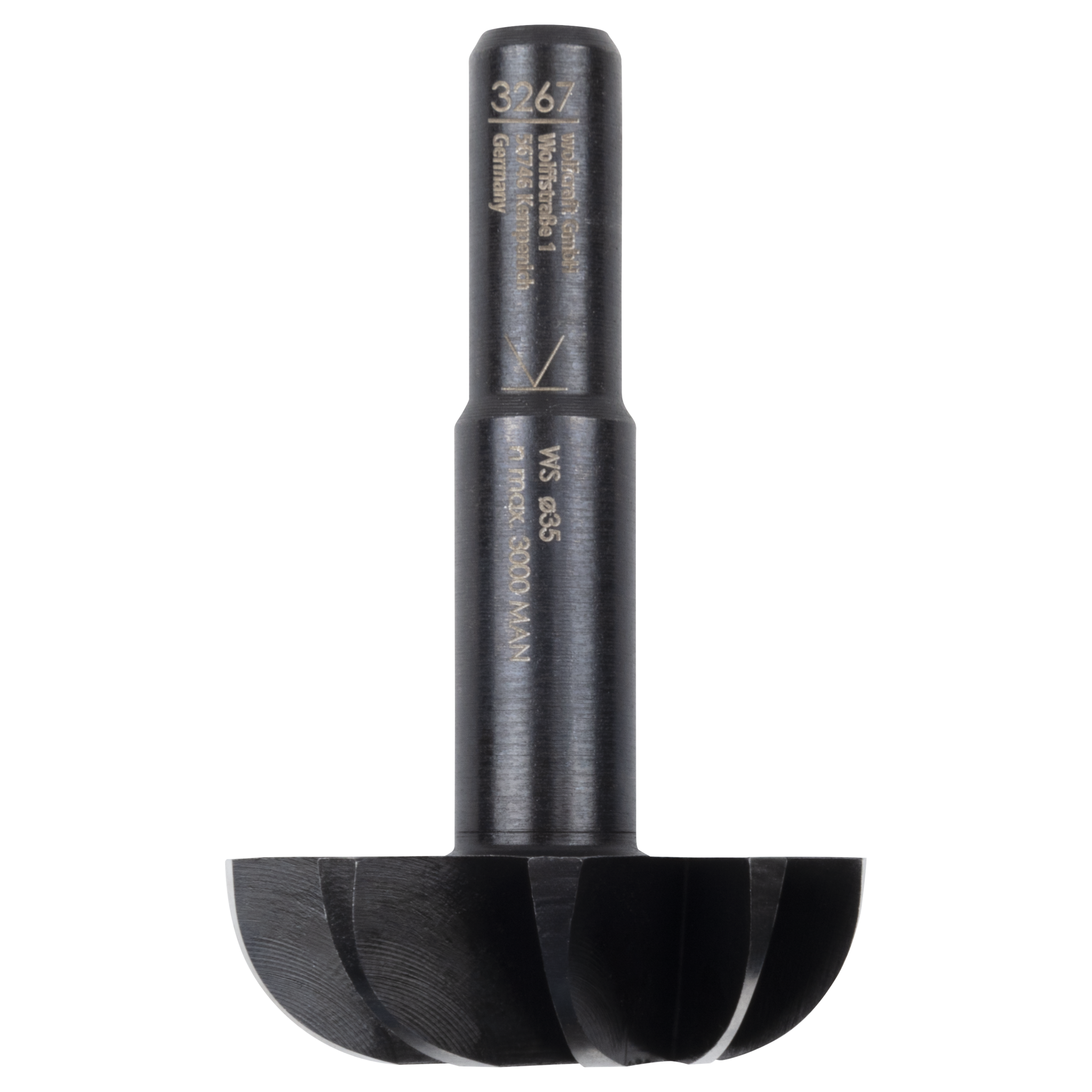Semi Core Box Bit Made From Tool Steel, Ø 35 mm