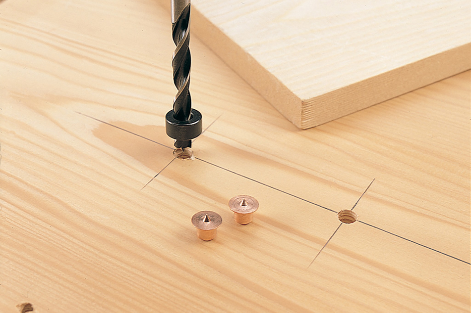 Depth Stop Set for wood drill bits, 3 pcs.