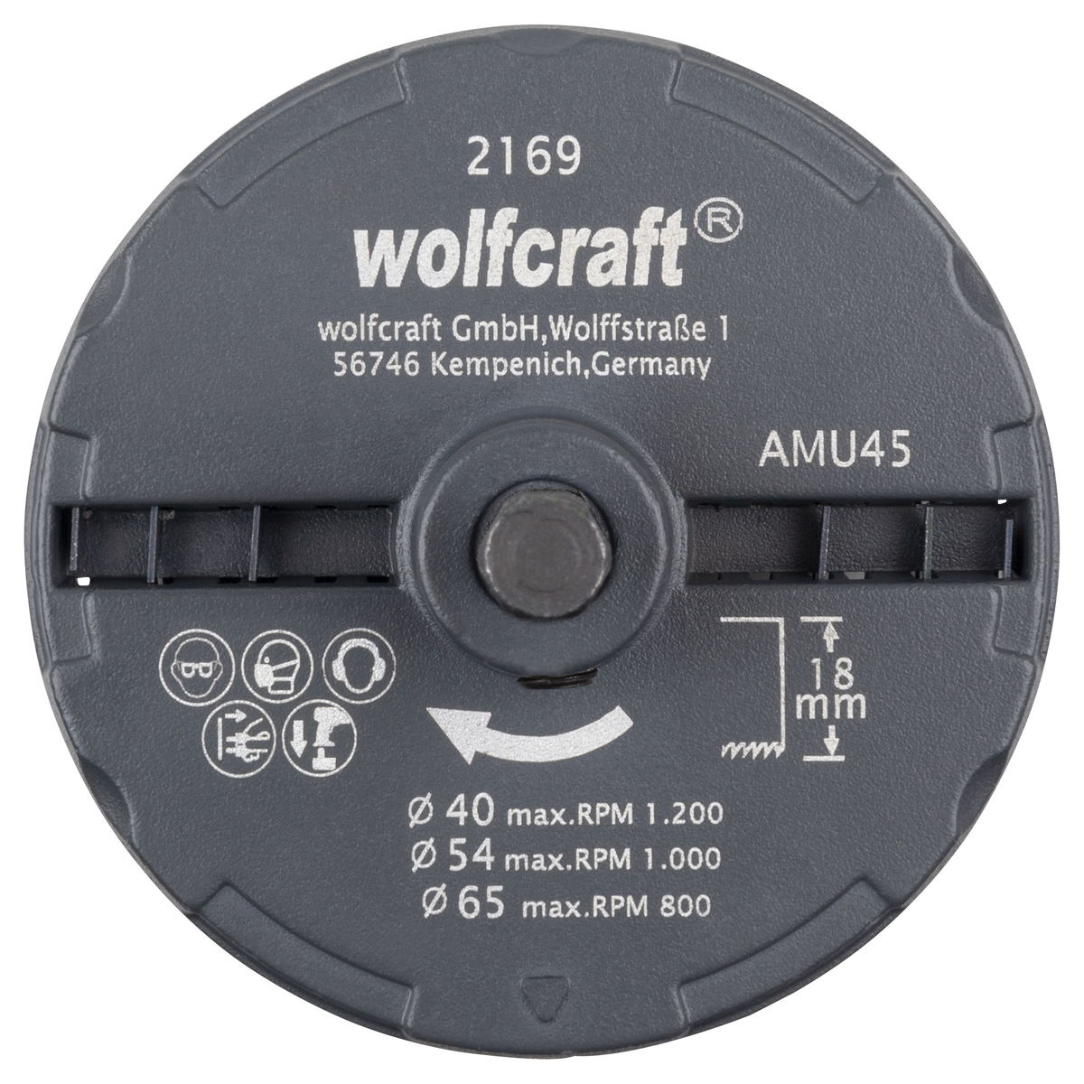Multi-Blade Hole Saw, Ø 40–65 mm
