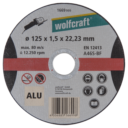 Cutting Disc for Aluminium, extra thin, Ø 125 mm