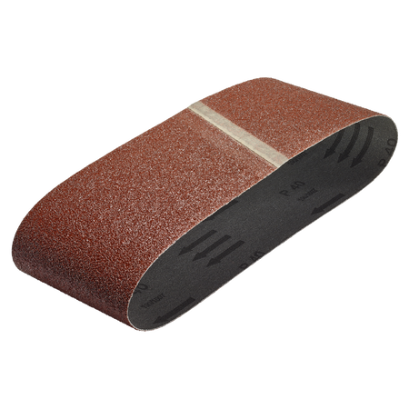 3 Fabric Sanding Belts 100 x 690 mm, grain 40