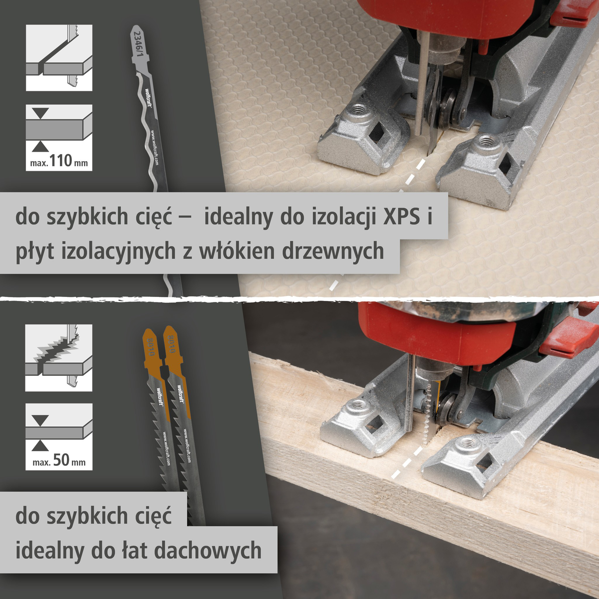 Jigsaw Blade Project Set for Insulation, 3 Pcs. (pl)