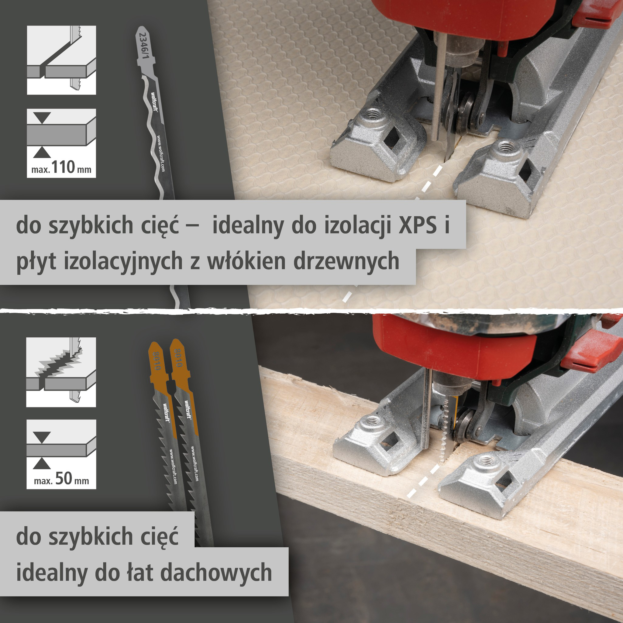 Jigsaw Blade Project Set for Insulation, 3 Pcs. (pl)
