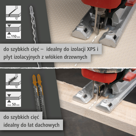 Jigsaw Blade Project Set for Insulation, 3 Pcs. (pl)