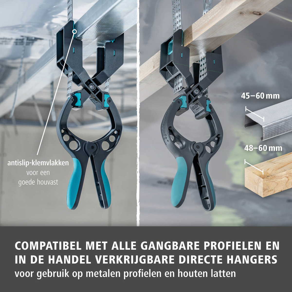 Drywall Spring Clamp with Clamping Arm (nl)