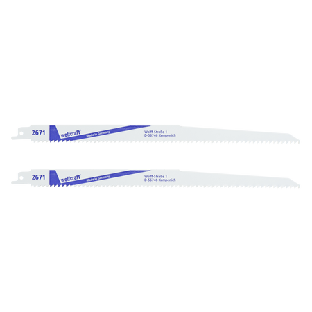 2 BIM Sabre Saw Blades, wood with nails, plastic, fine cut