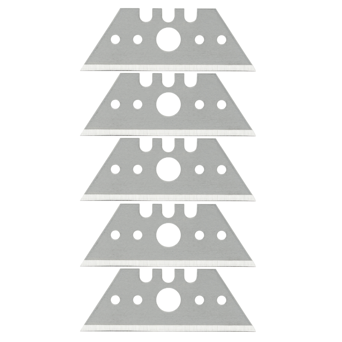 5 Professional Trapezium Blades 0.65 x 52 mm