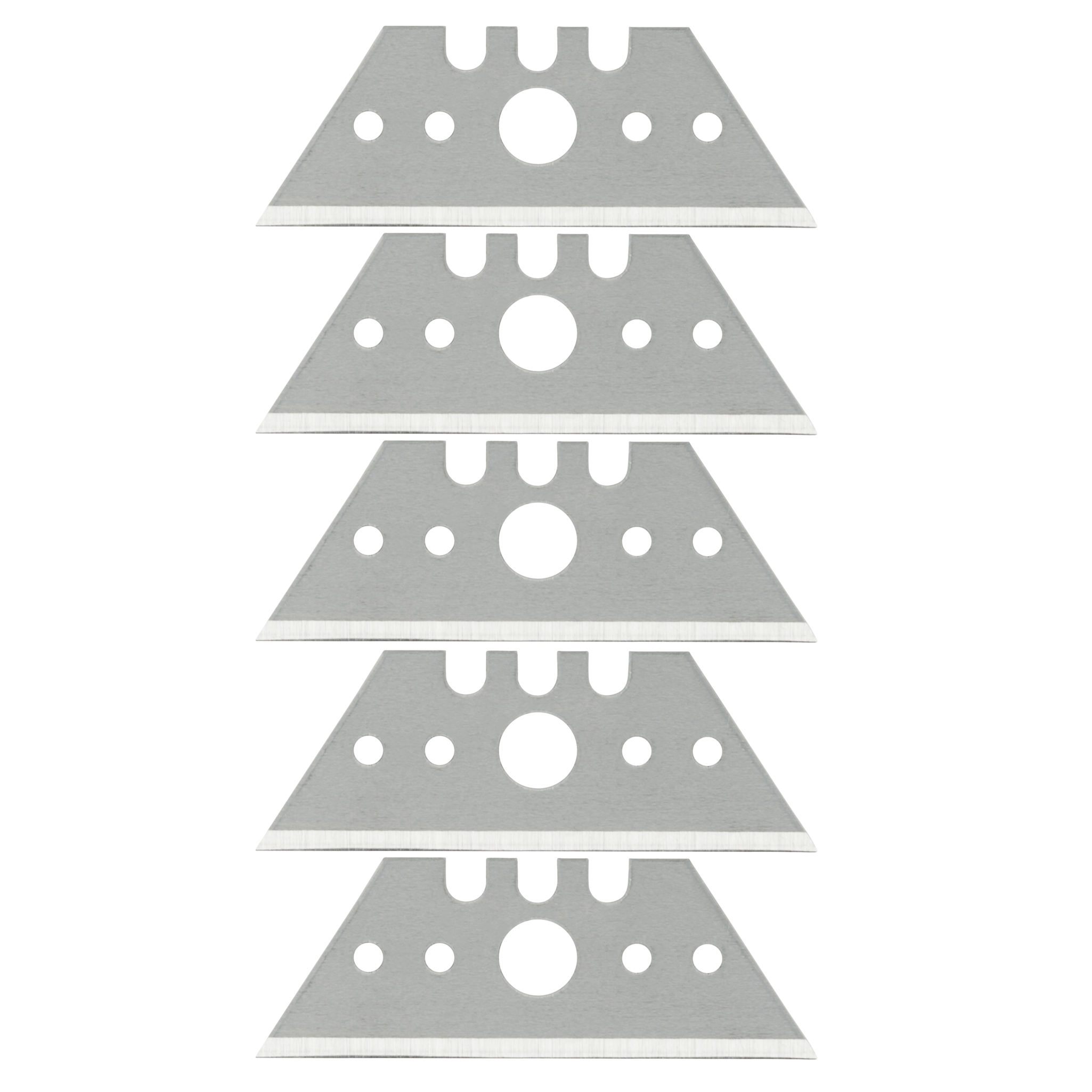 5 Professional Trapezium Blades 0.65 x 52 mm