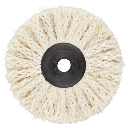 Sisal Knurled Brush, Ø 85 mm