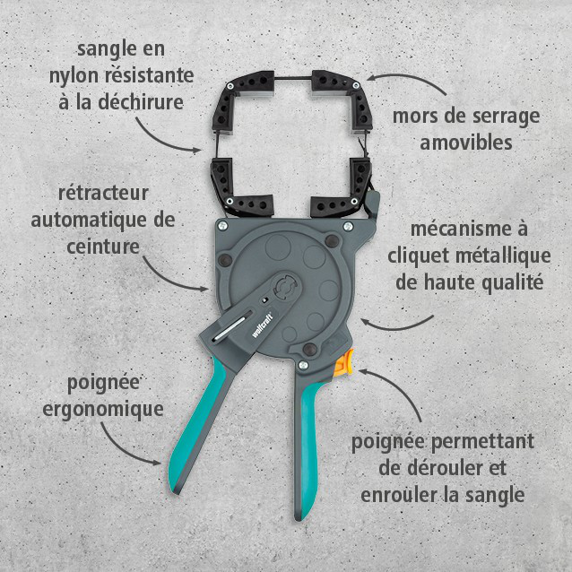 One-Hand Frame Clamp (fr)