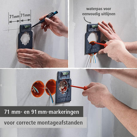 “Installing Hollow Wall Boxes” Project Set, Ø 68 mm (nl)