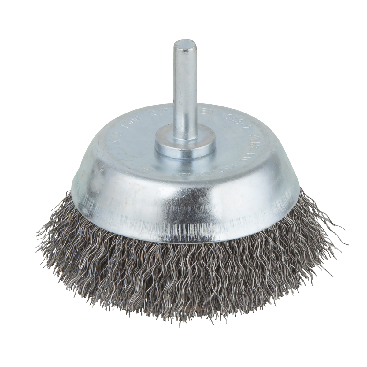 Steel Wire Cup Brush, Ø 75 mm, Round Shank