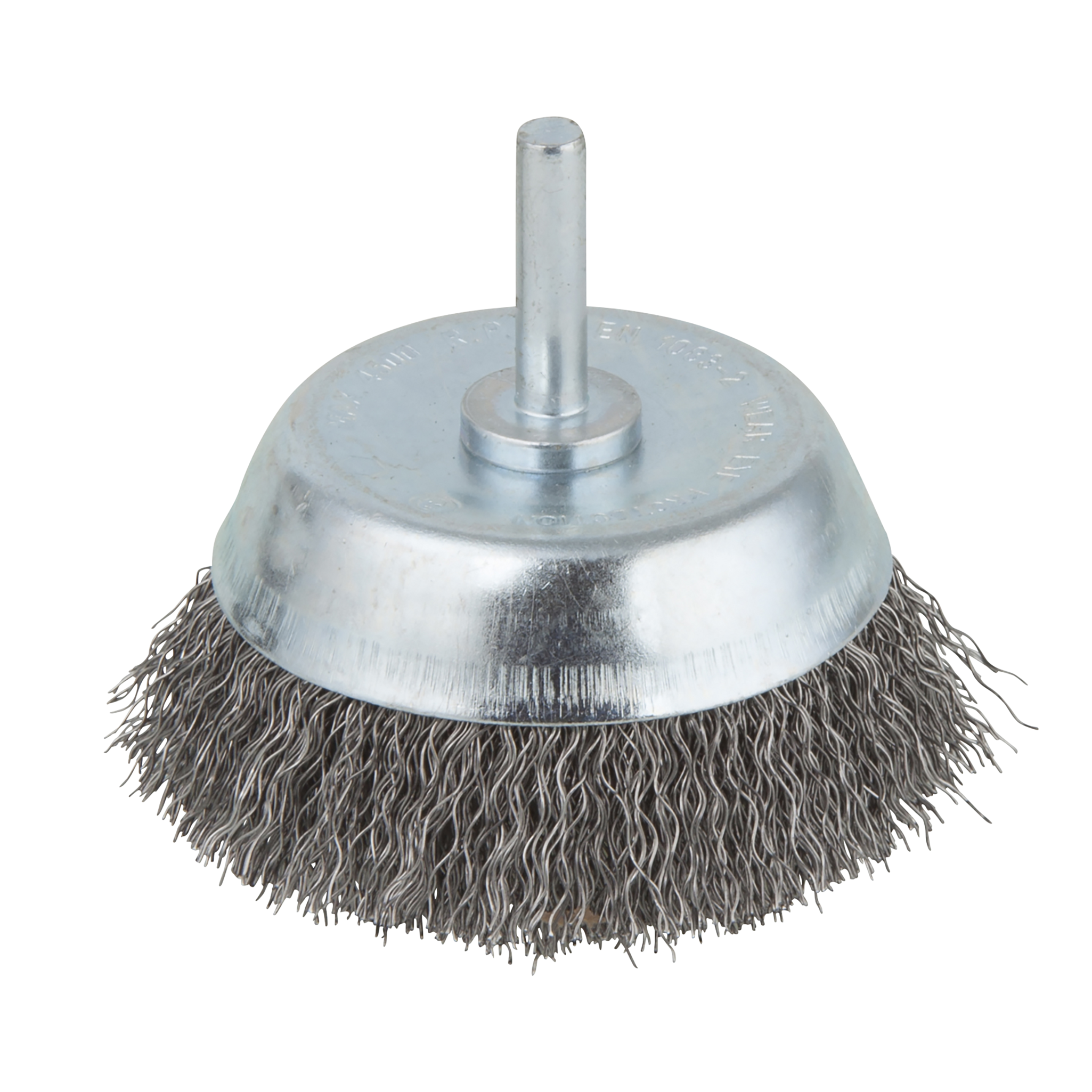 Steel Wire Cup Brush, Ø 75 mm, Round Shank