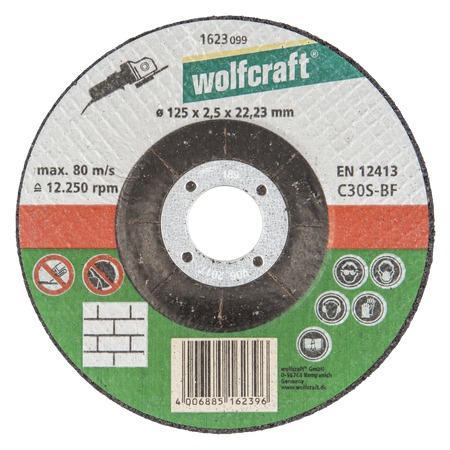 Cutting Disc for Stone, depressed centre, Ø 125 mm