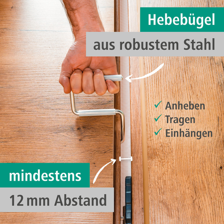 Door Installation Set, 3 Pcs. (de)
