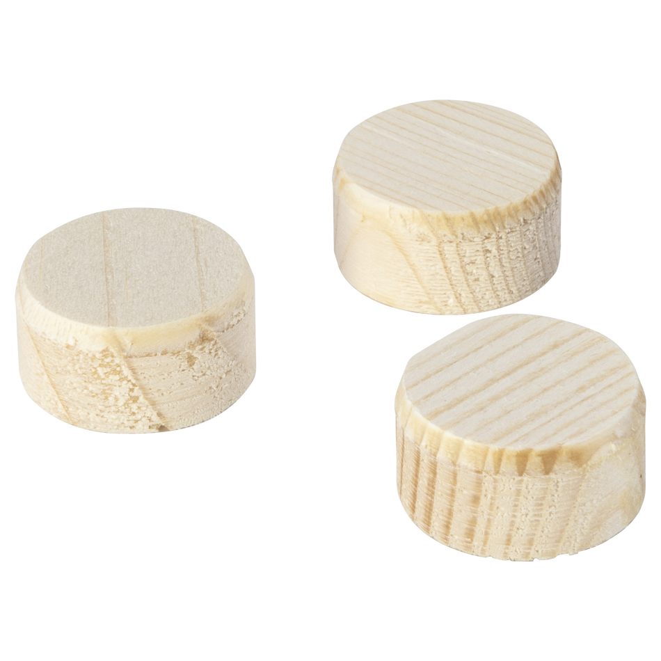 40 Wooden Plugs, Ø 20 mm