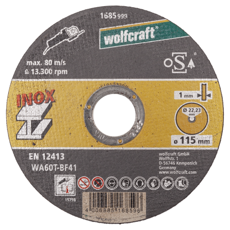 Cutting Disc for Stainless Steel, Extra Thin, Ø 115 mm