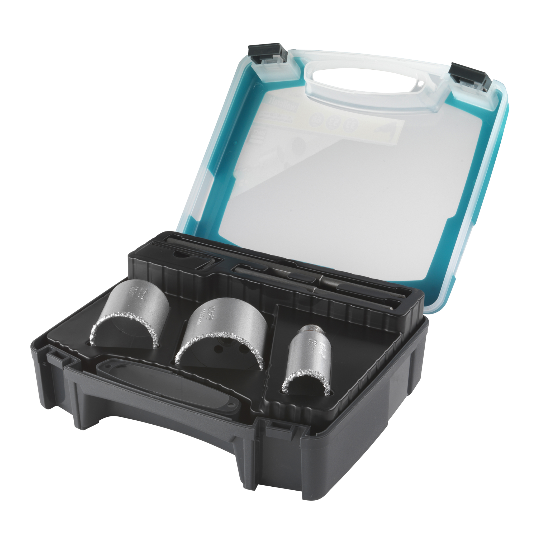 Annular Bit Insert Set, Tungsten Carbide Coated, Ø 33–68 mm, 5 Pcs.
