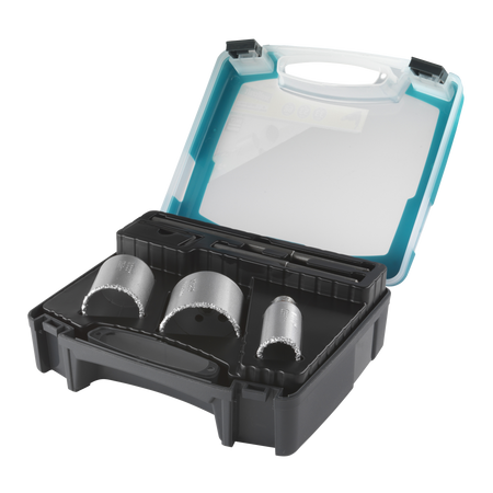 Annular Bit Insert Set, Tungsten Carbide Coated, Ø 33–68 mm, 5 Pcs.