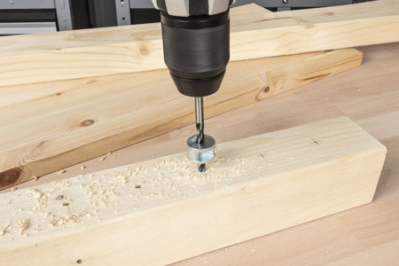 Wood Twist Drill Bit Set With Depth Stop 2 Pcs.