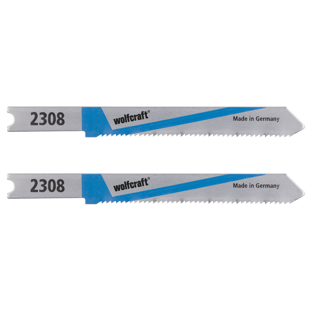 2 HSS Jigsaw Blades, U-shank, sheet steel, fine cut