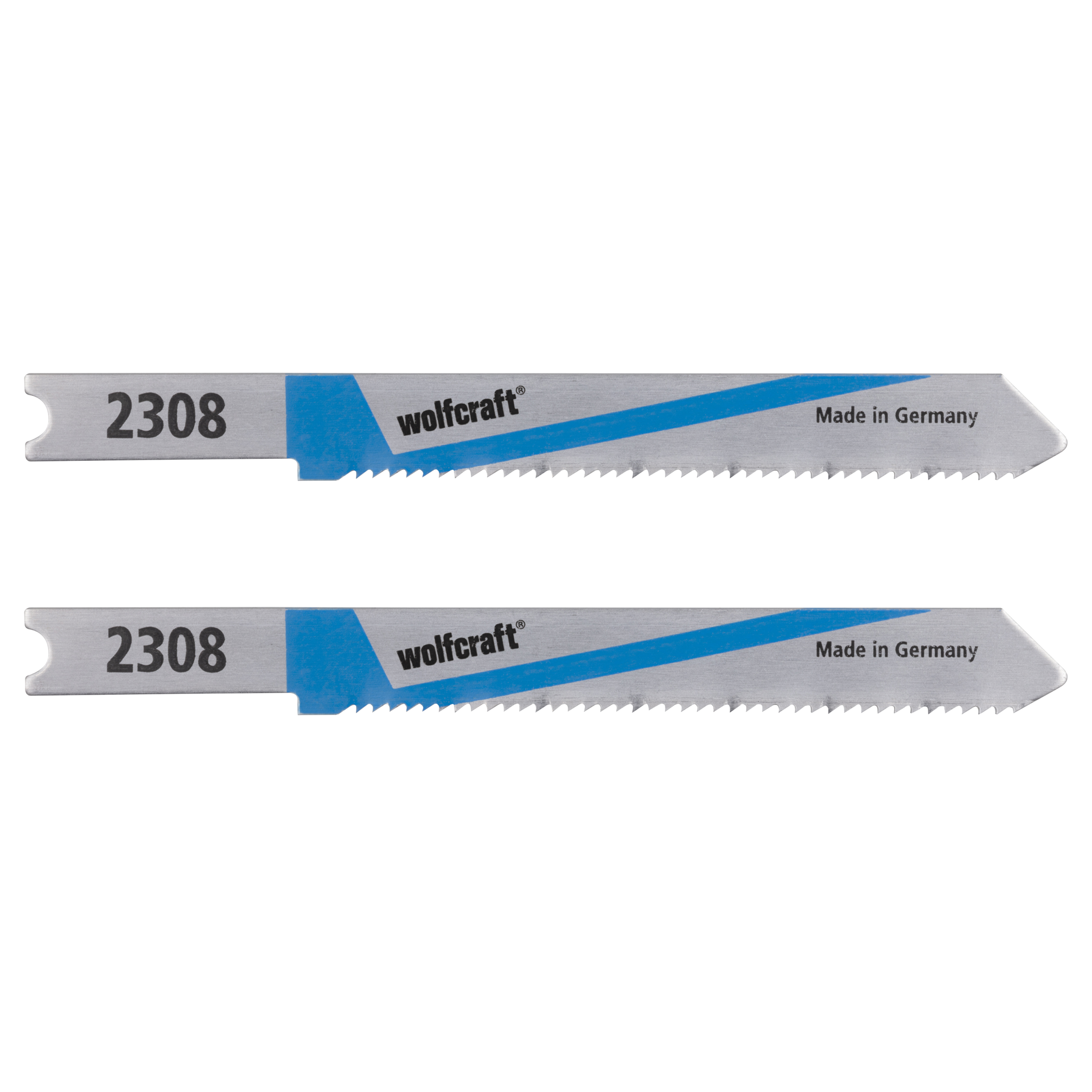 2 HSS Jigsaw Blades, U-shank, sheet steel, fine cut