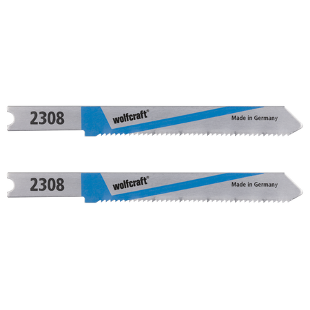 2 HSS Jigsaw Blades, U-shank, sheet steel, fine cut