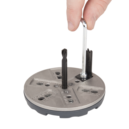 Adjustable Hole Saw, for Electrical Installations