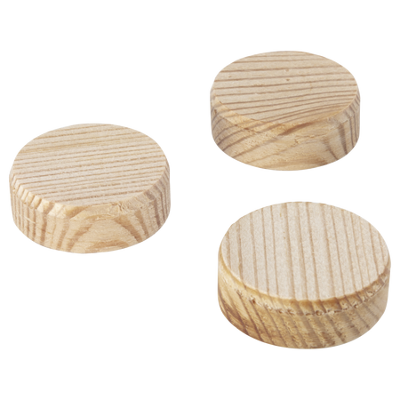 10 Wooden Plugs, Ø 30 mm