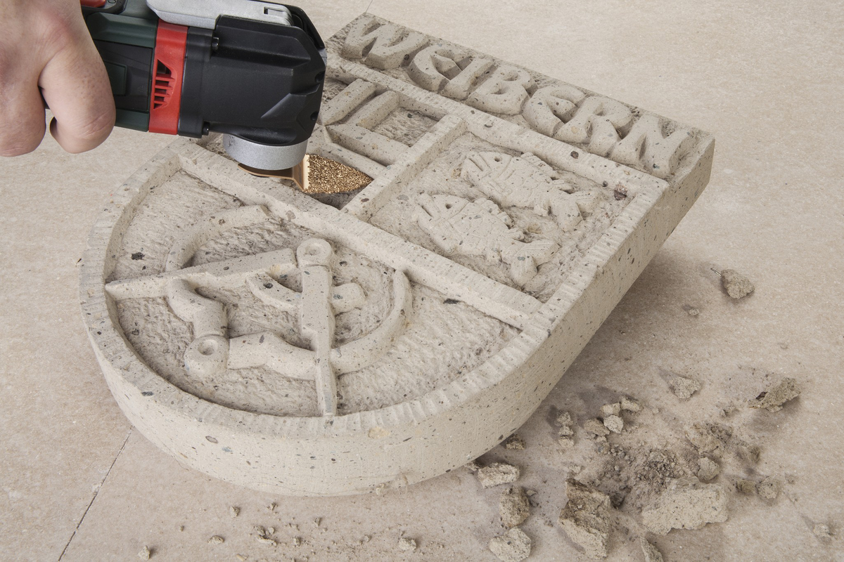 Tungsten Carbide Coated Finger Rasp “PRO”, mortar residue - Image 3