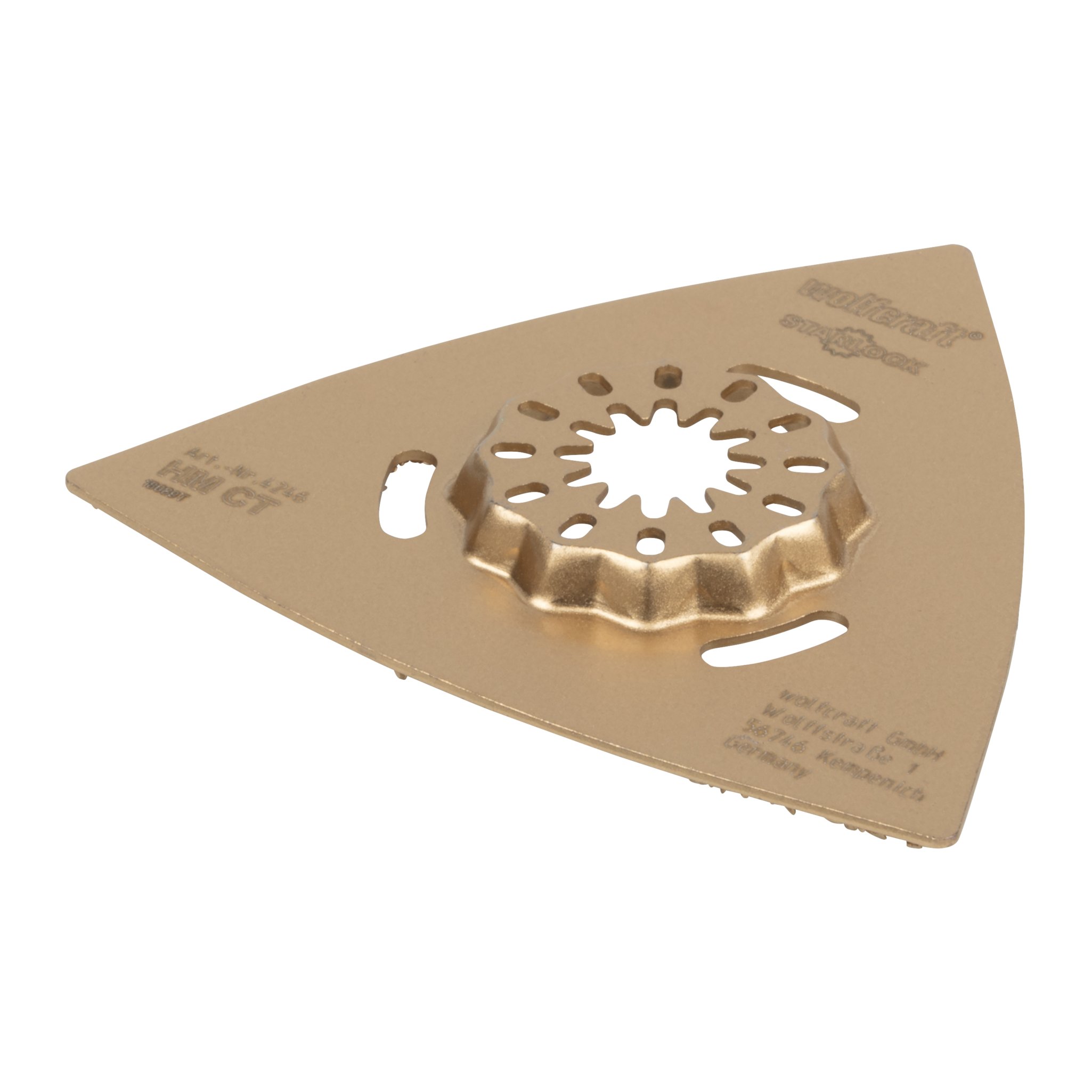Tungsten Carbide Coated Sanding Plate “Expert”, STARLOCK receptacle