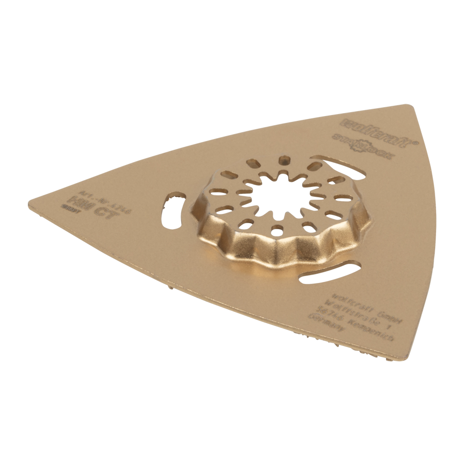 Tungsten Carbide Coated Sanding Plate “Expert”, STARLOCK receptacle