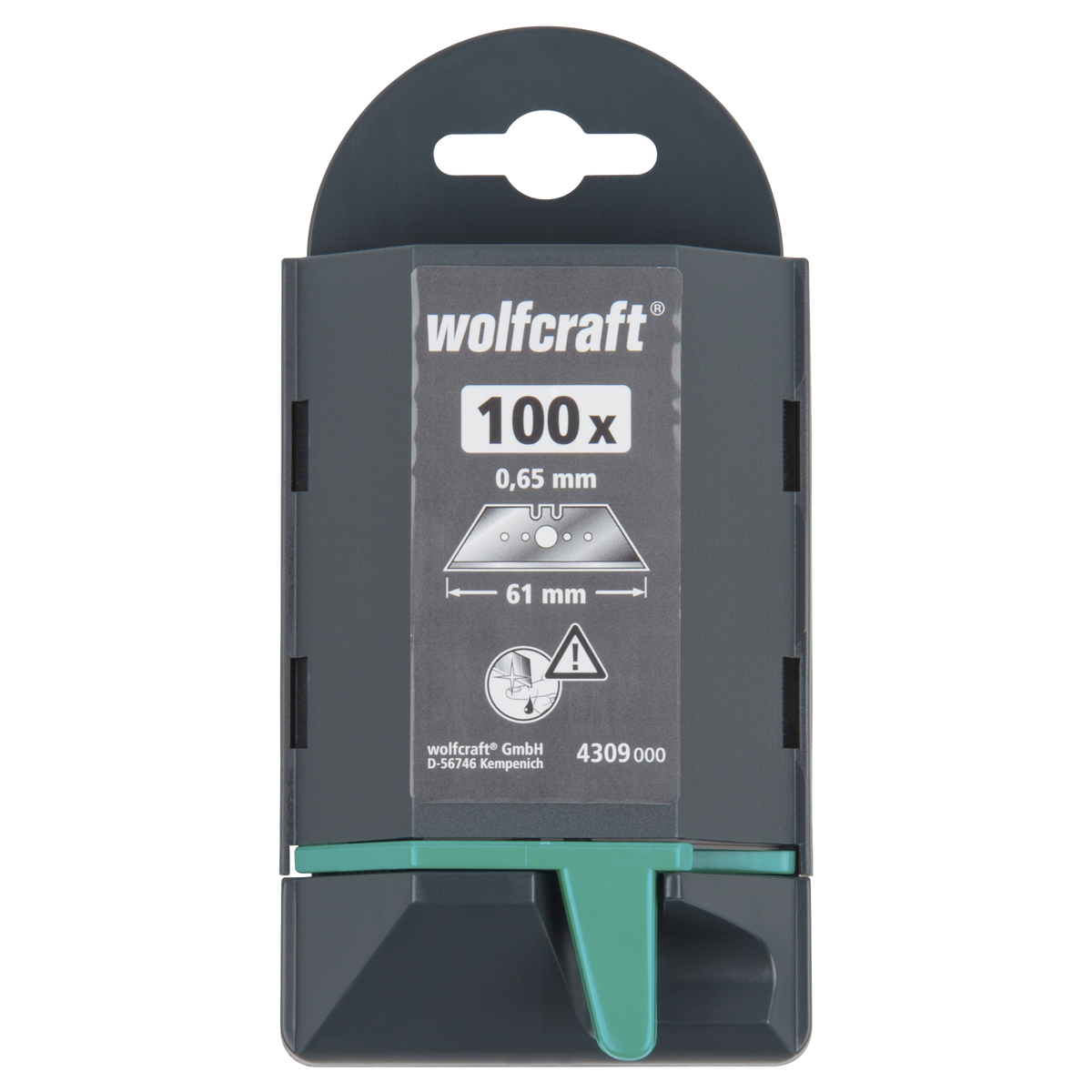100 Professional Trapezium Blades 0.65 x 61 mm