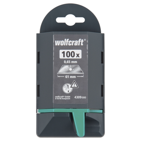100 Professional Trapezium Blades 0.65 x 61 mm