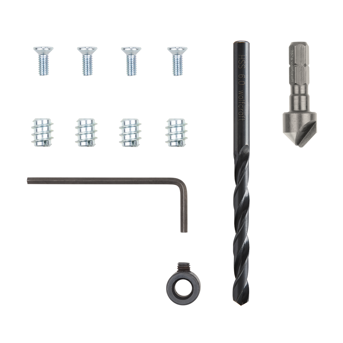 Repair Set for Cup Hinge – Cabinet Side, 11 Pcs.