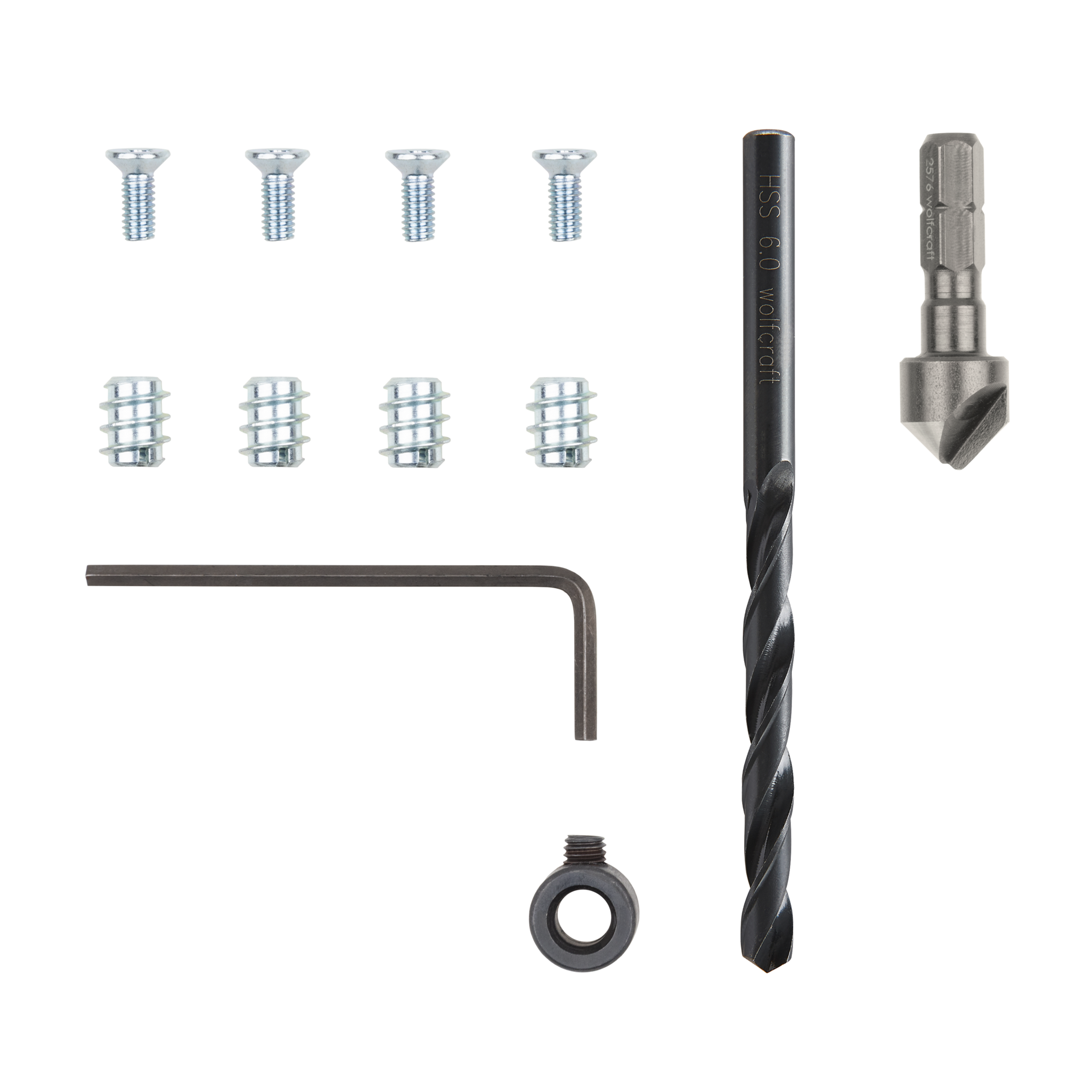 Repair Set for Cup Hinge – Cabinet Side, 11 Pcs.