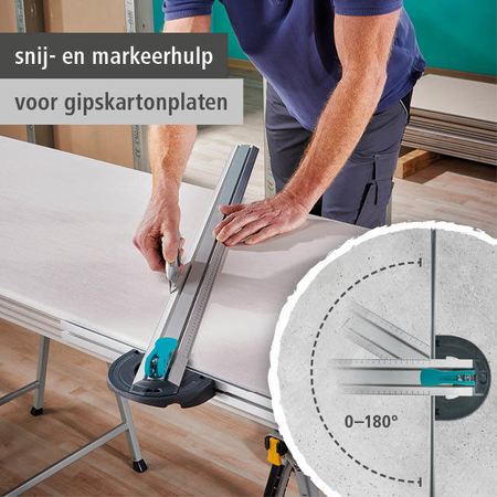 T-square with parallel cutter (nl)