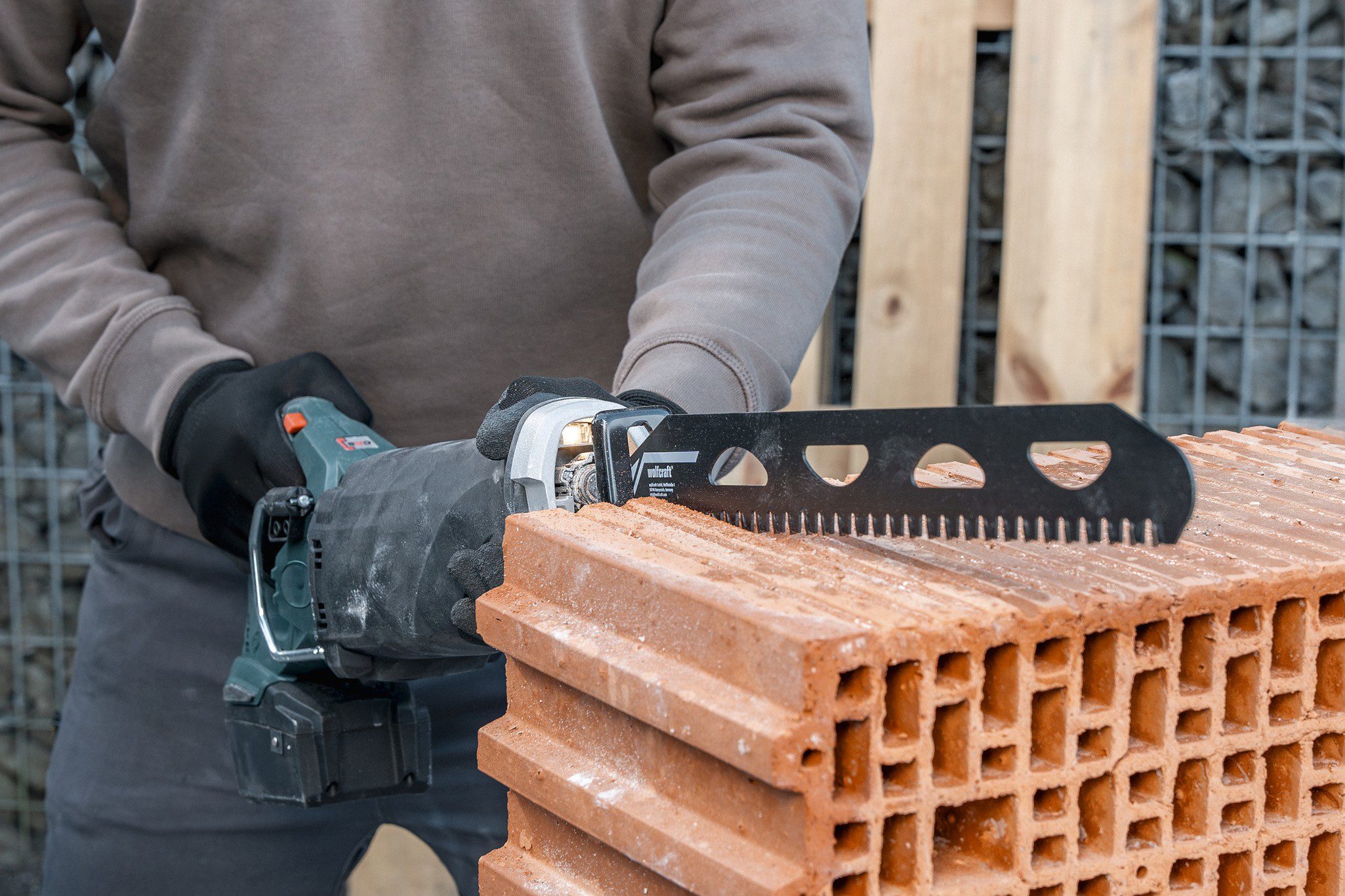 Sabre Saw Blade, TC Tipped, Aerated Concrete and Hollow Bricks, Straight Cut