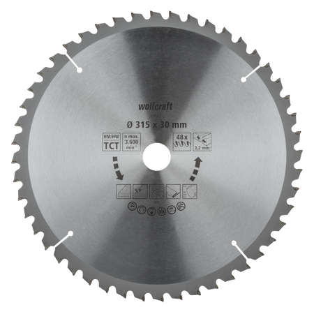 TC Circular Table Saw Blade, new purple series, Ø 315 mm
