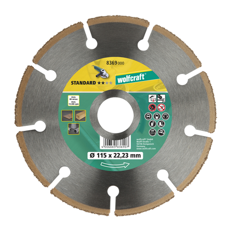 Tungsten Carbide Cutting Disc Standard”, Ø 115 mm