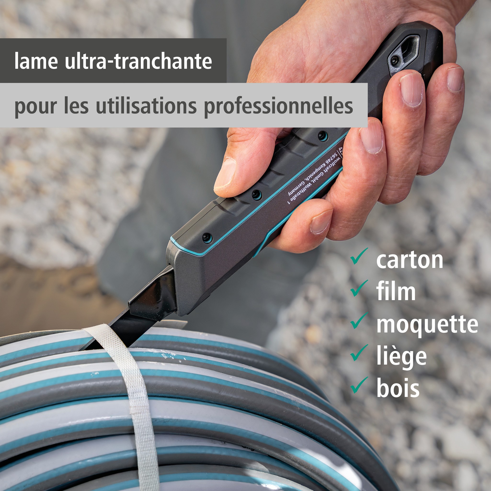 Snap-Off Blade Knife PRO SAFETY, 18 mm (fr)