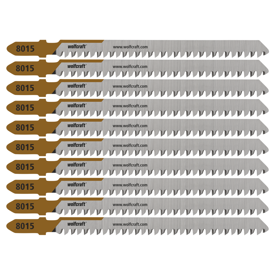 10 Jigsaw Blades, Chipboard, Fine Cuts