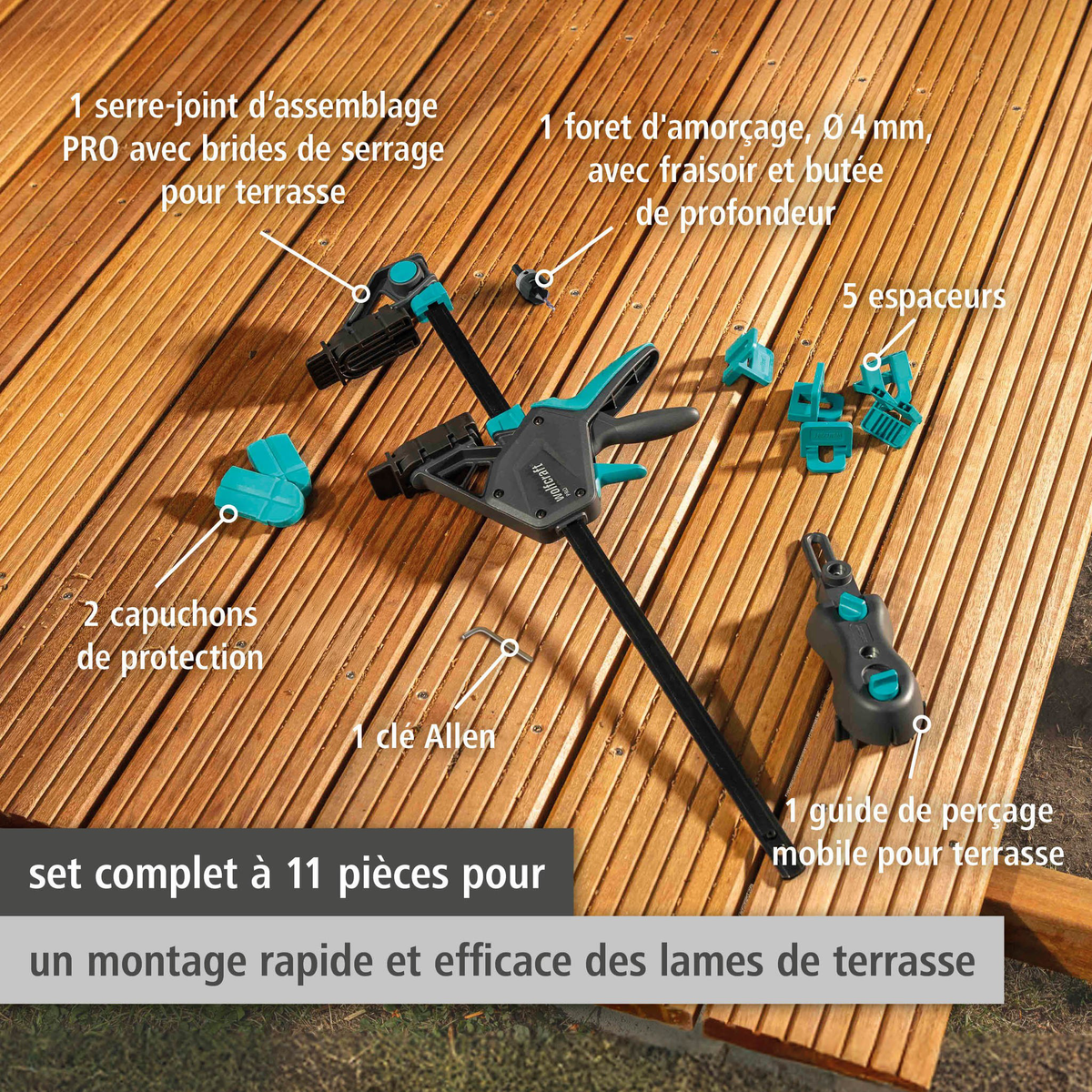PRO Deck Building Set, 11 pcs. (fr)