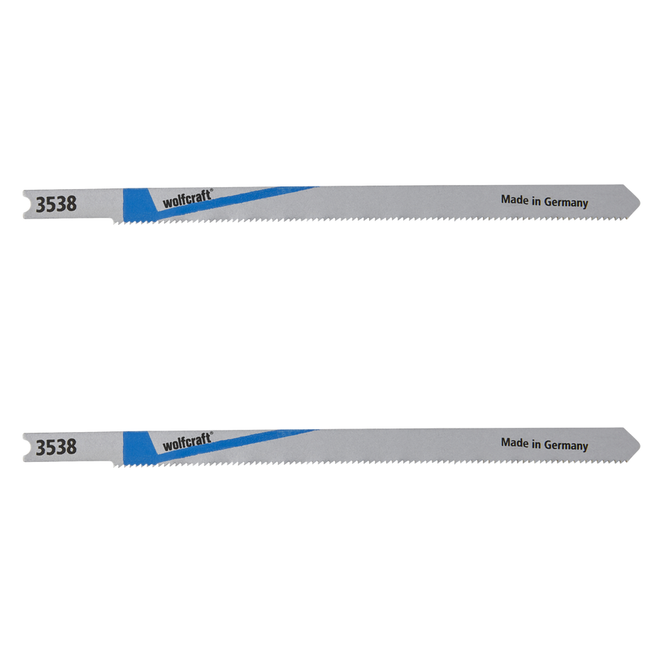 2 HSS Jigsaw Blades, U-shank, metal pipe, sheet steel, non-ferrous metal
